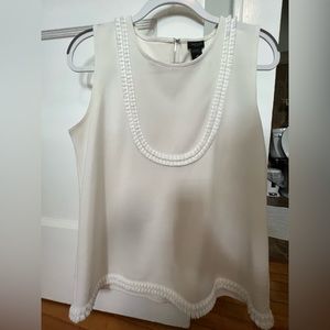 White Ann Taylor Factory work blouse